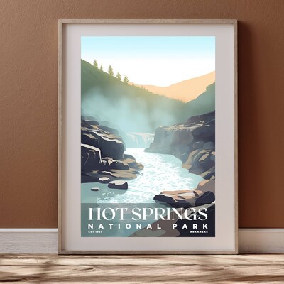 Hot Springs National Park Poster, Travel Art, Office Poster, Home Decor | S3 - image4